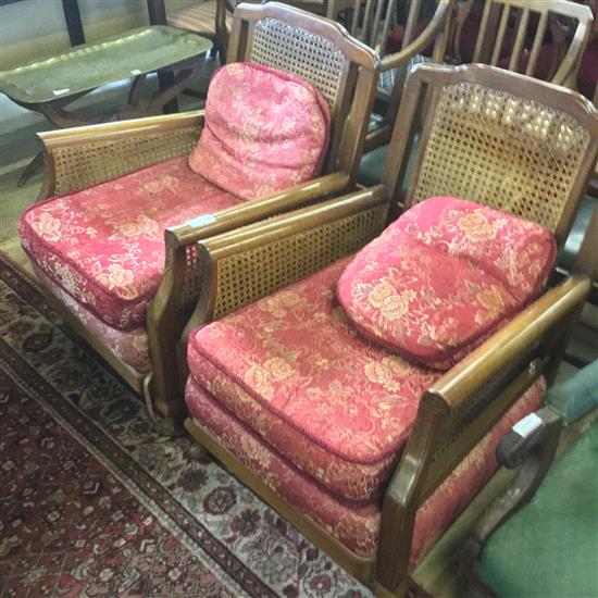 Pair of Bergere chairs